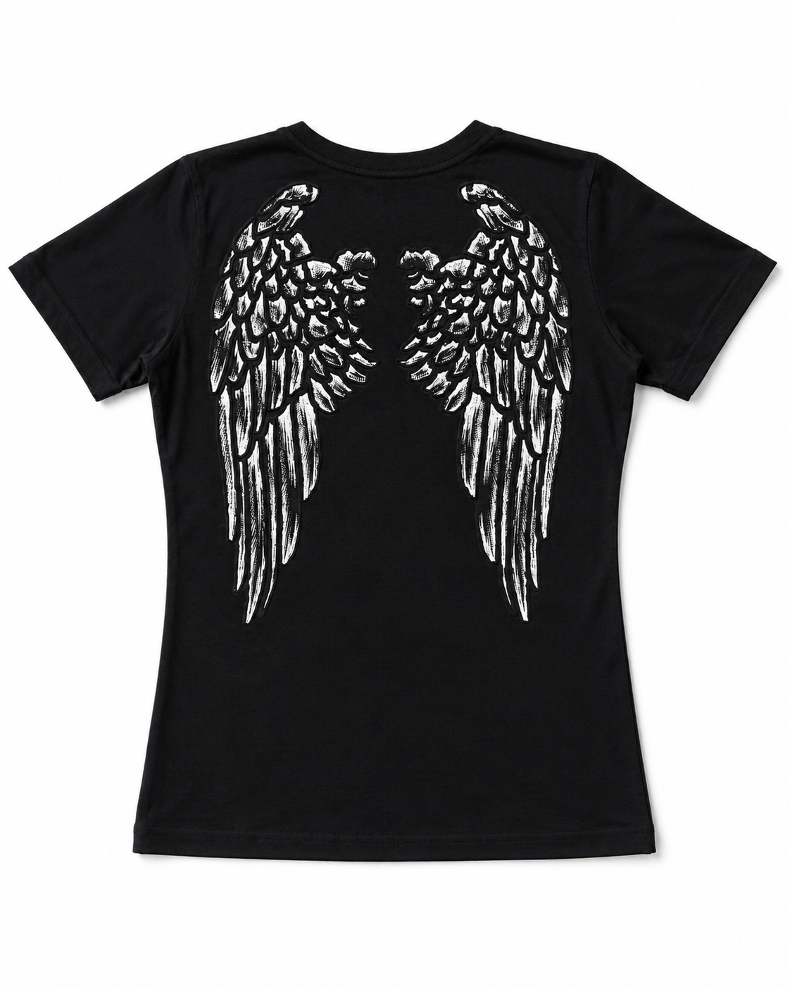 Grunge Angel Wing Tee Shirt 