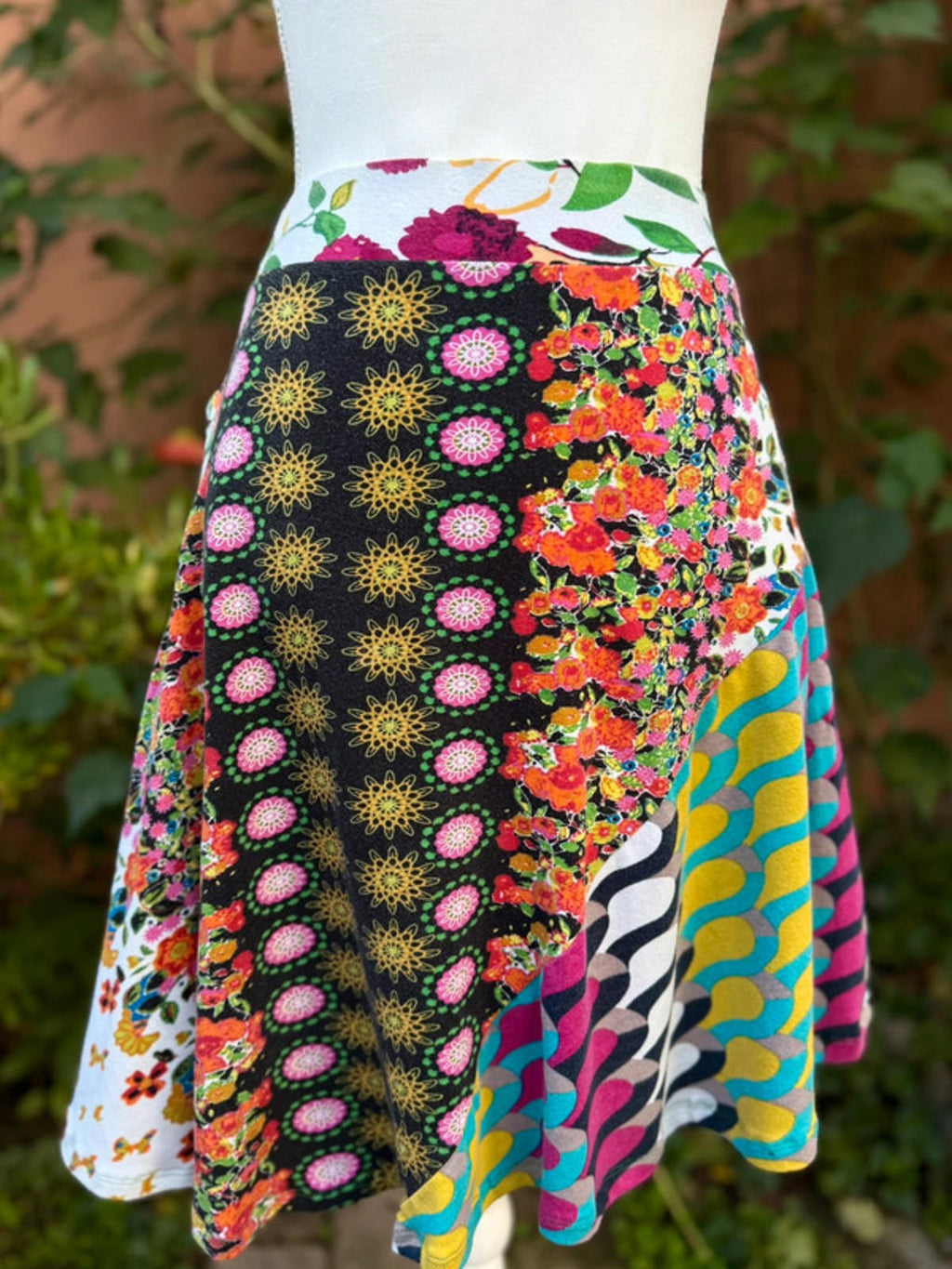 Designer Desigual Boutique Boho Floral Pattern Skirt Women’s Size L