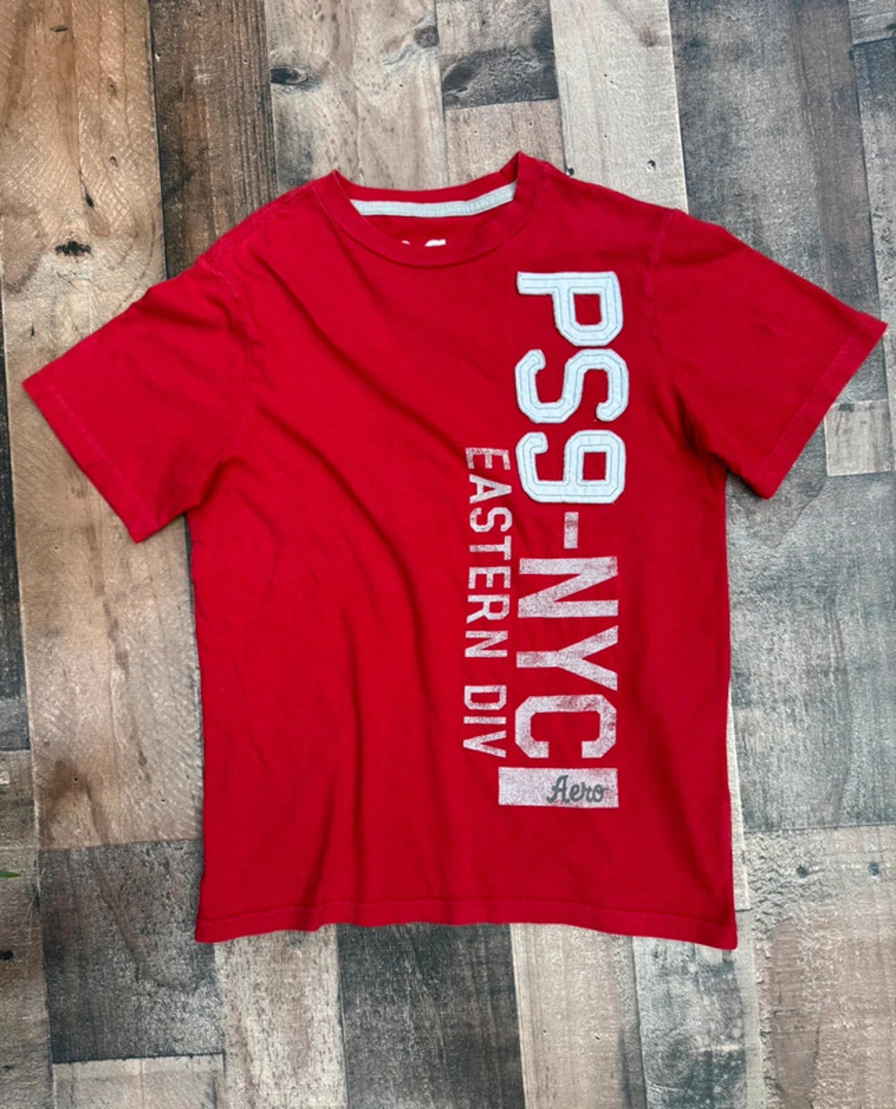 P.S Kids Aeropostale Boys Red Short Sleeved Tee Size 14