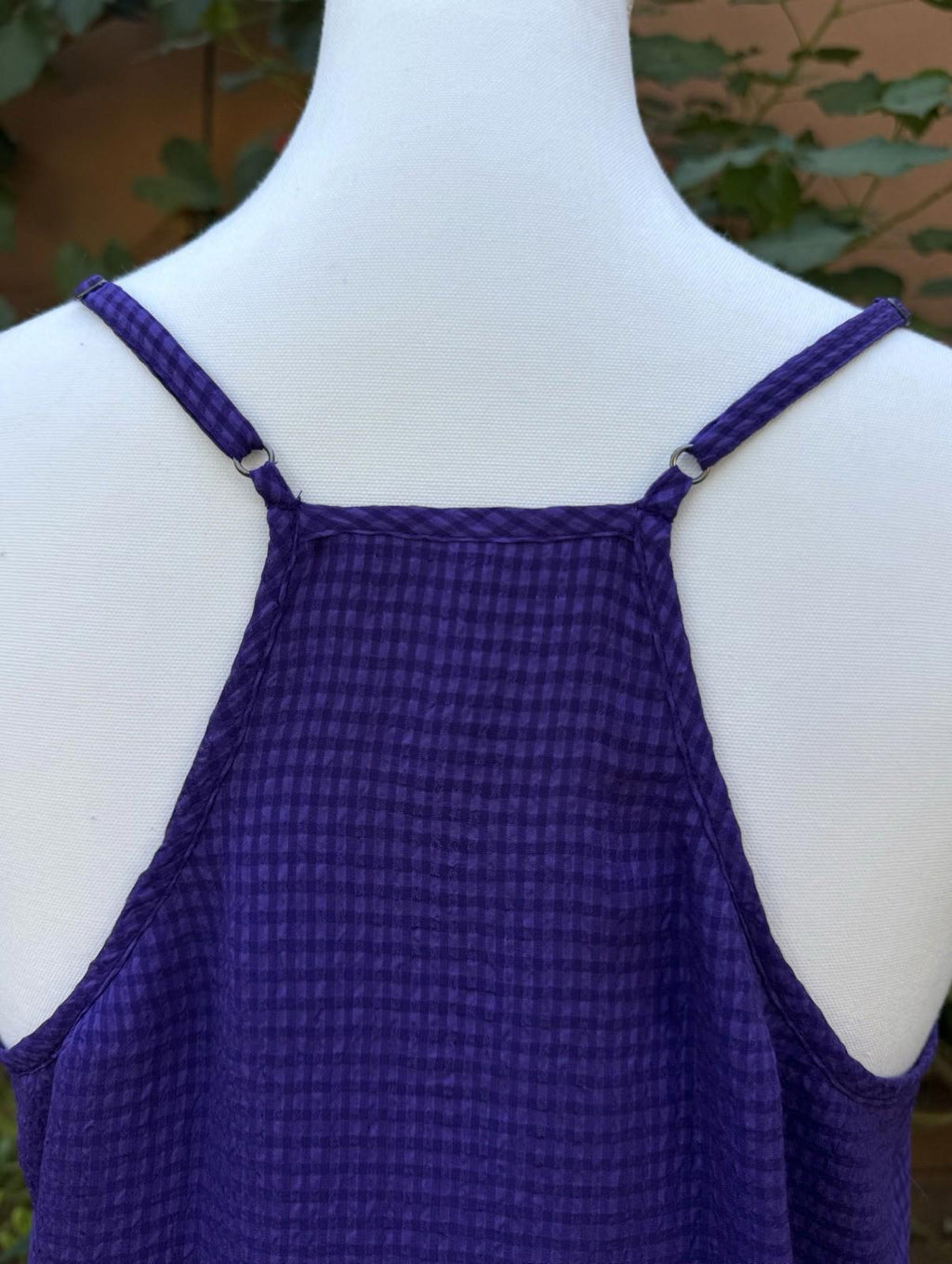 Guess Size Women’s Purple Tank Ruffled Blouse Top Size S