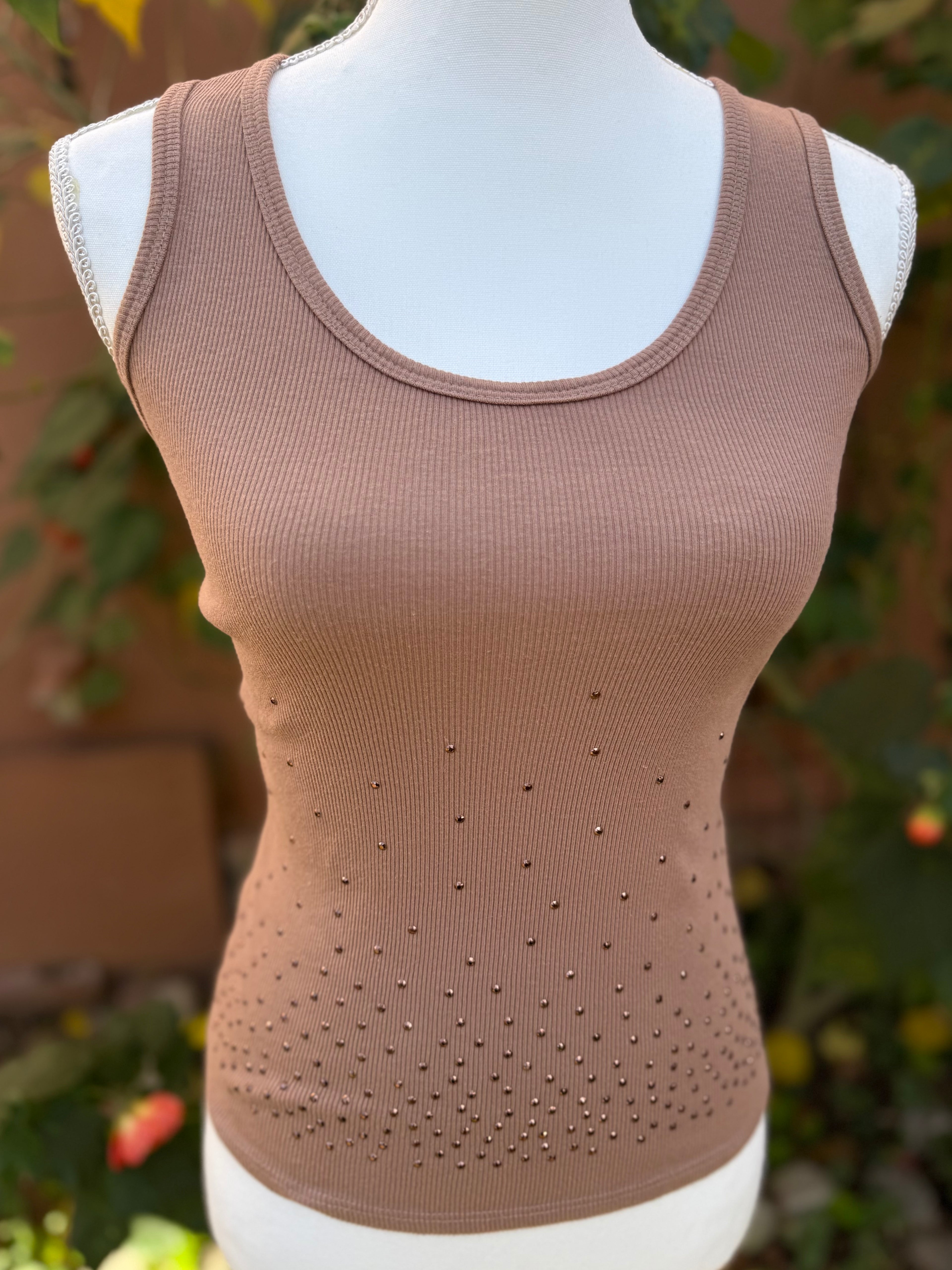Body Central Rhine Stone Women’s Tank Top Size S