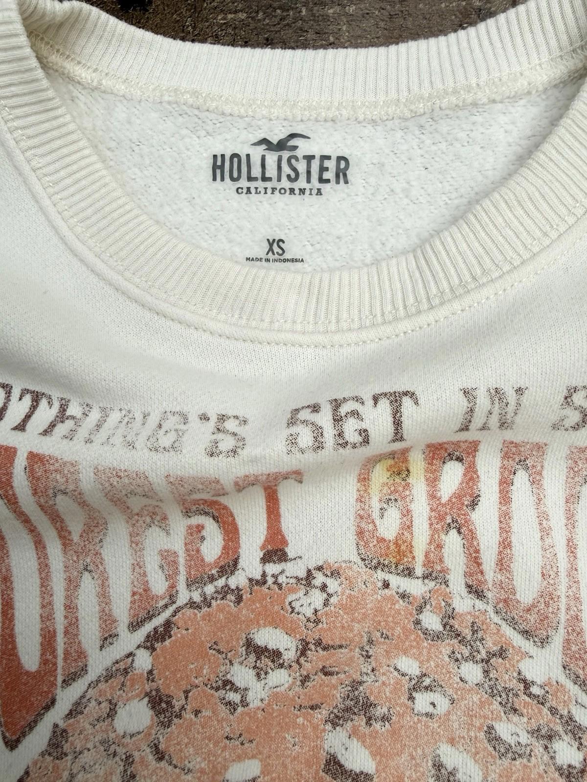 Hollister Nothings Set In Stone Oversized Warm Mushroom Pullover Sweater Size XS