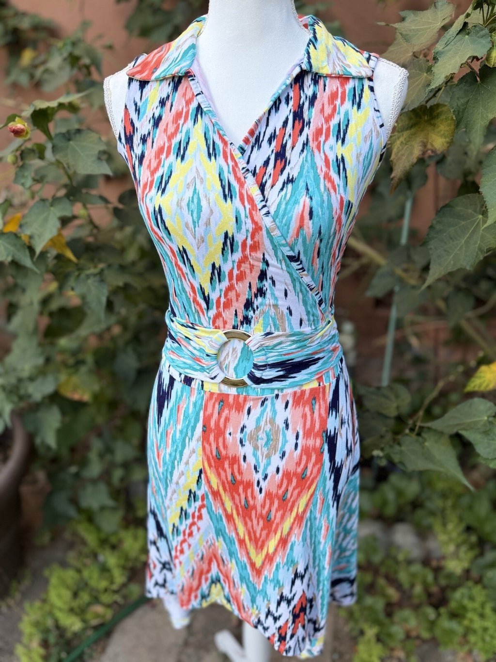 Stella & Ginger stretch knit summer dress, women's size M