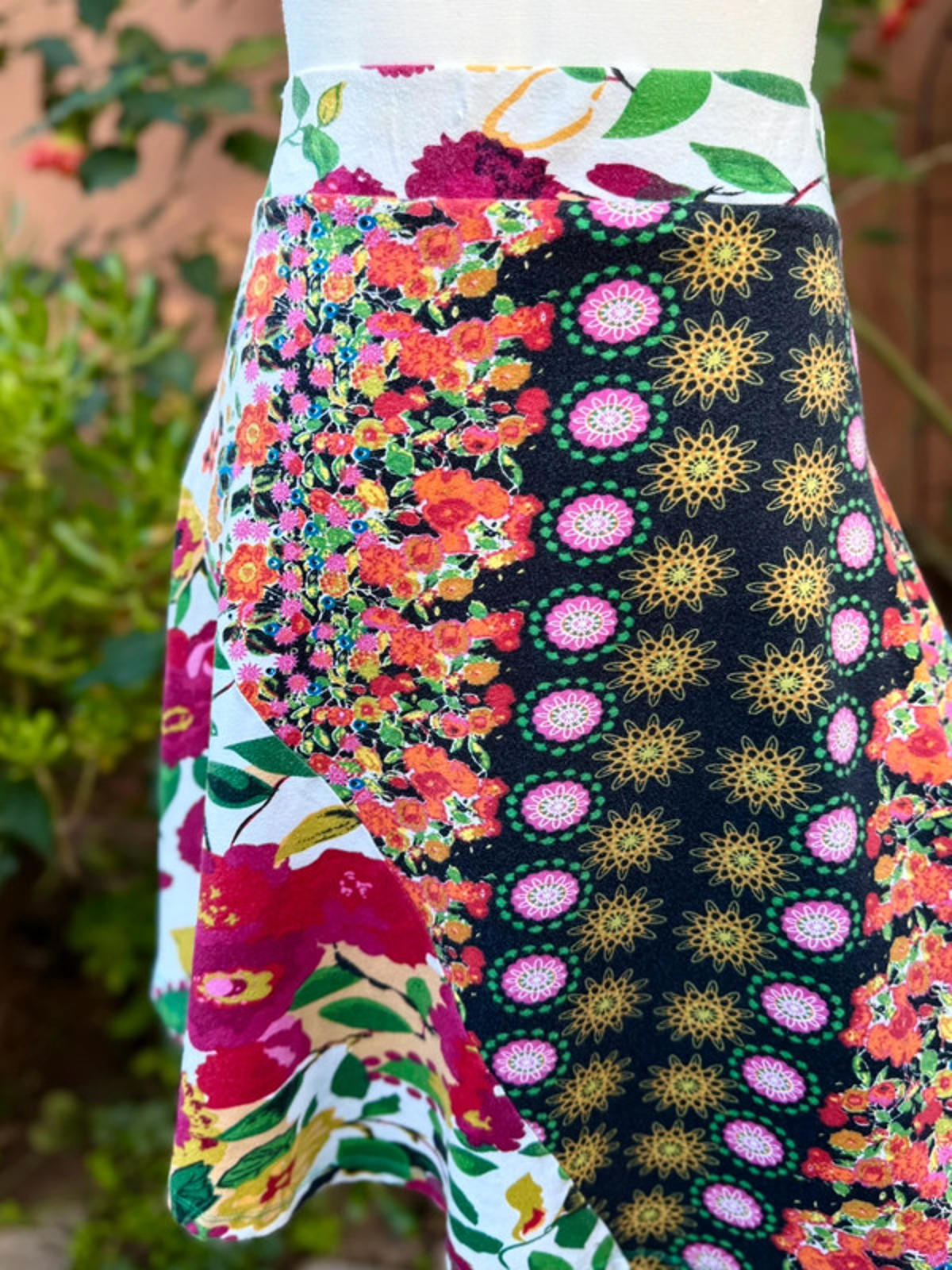 Designer Desigual Boutique Boho Floral Pattern Skirt Women’s Size L