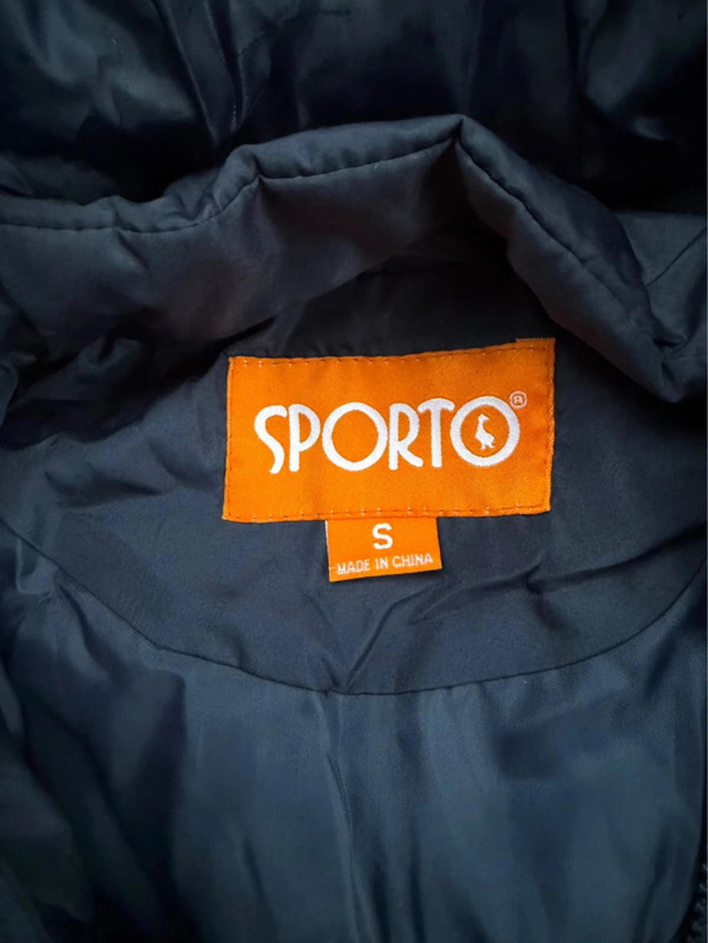 Sporto Royal Blue Hooded Fur Vest Size S