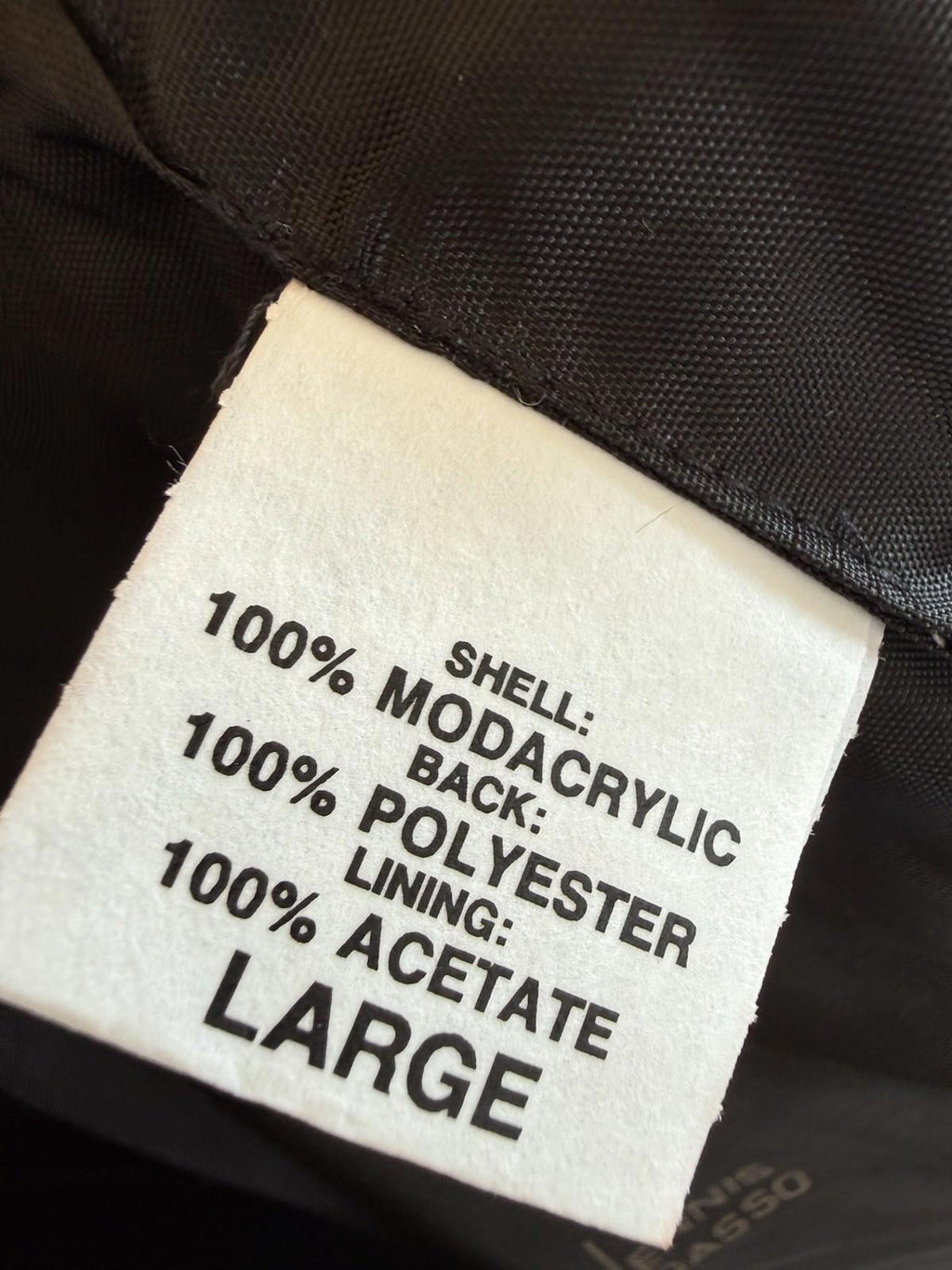 Dennis by Dennis Basso Luxurious Black Faux Fur Coat women’s Size XL