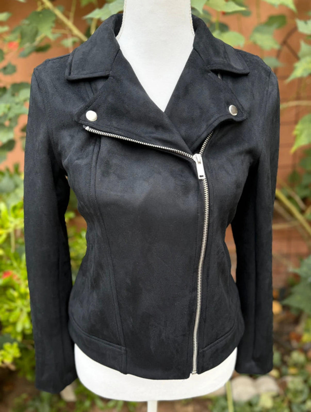 Old Navy Black Velvet Feeling coat Women’s Coat Size S