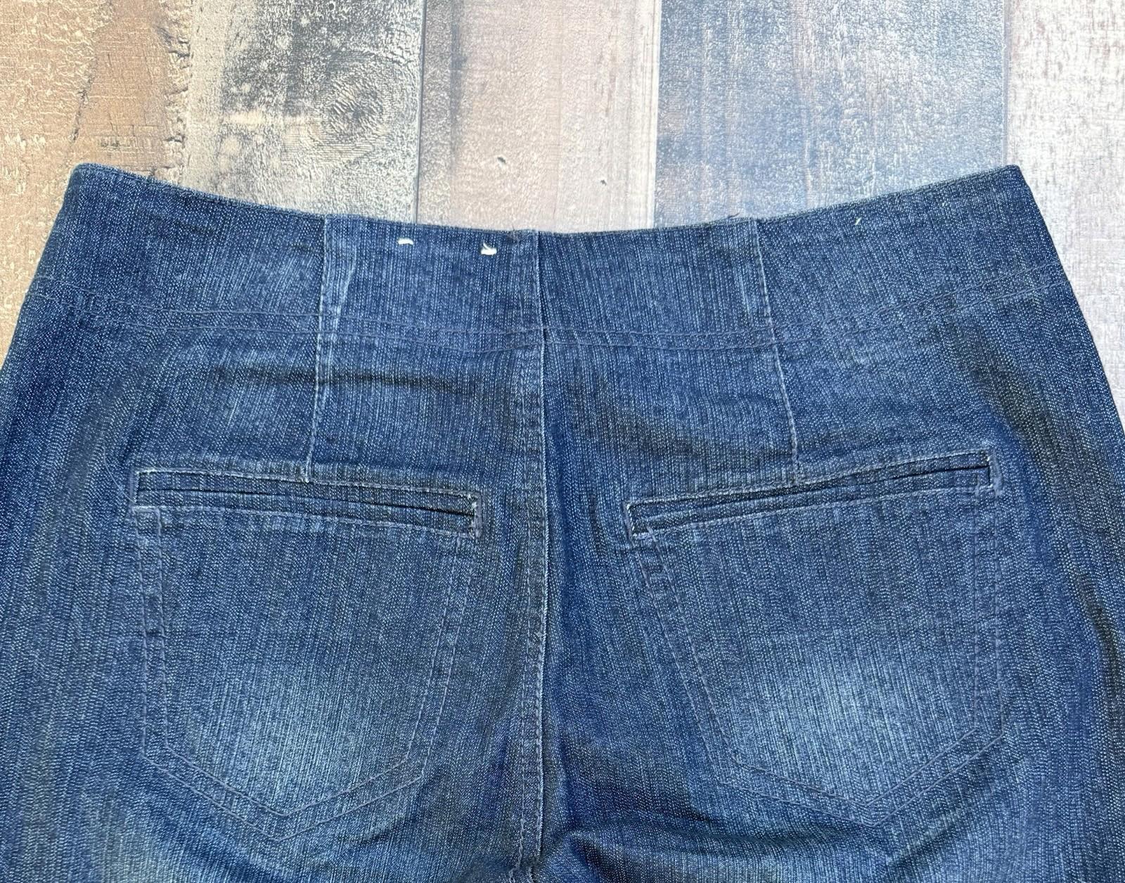 Sonoma Life + Style Modern Trouser Denim Wide Leg Women’s Pant Size 4