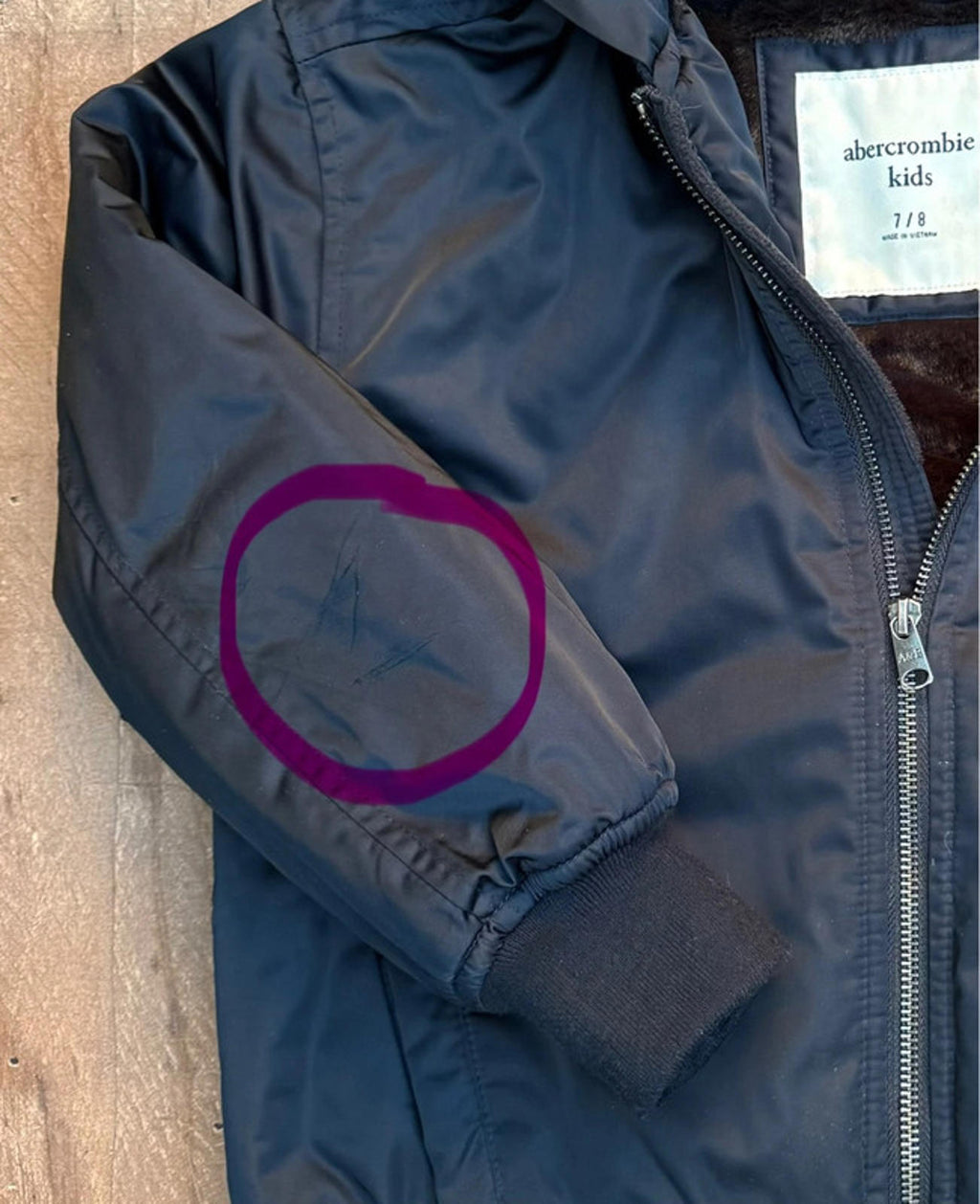 Abercrombie & Fitch Boys Black Jacket Size 7 8