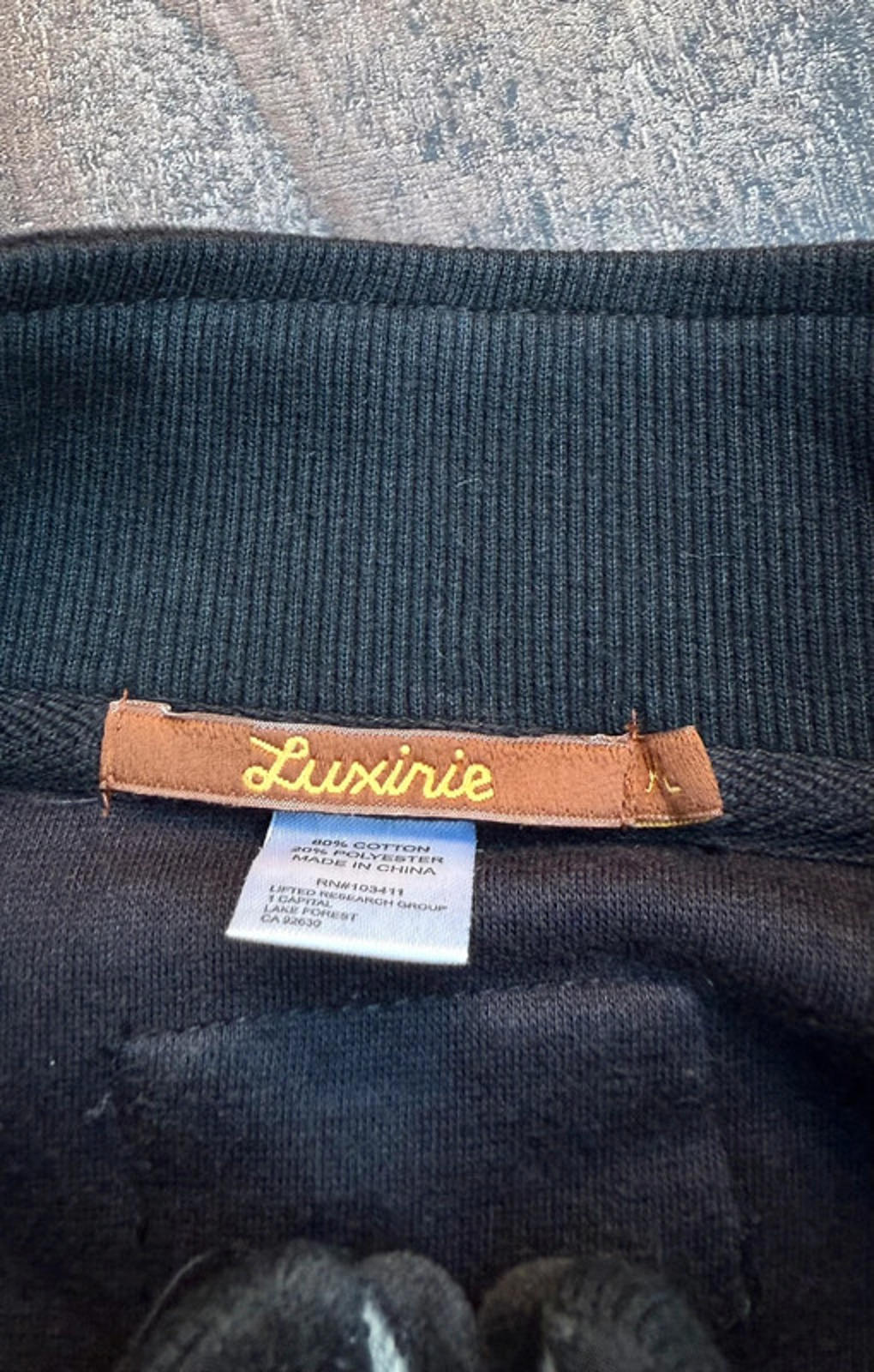 Black Rare Luxerie Embroidered Velvet Women’s Bomber Jacket Size XL