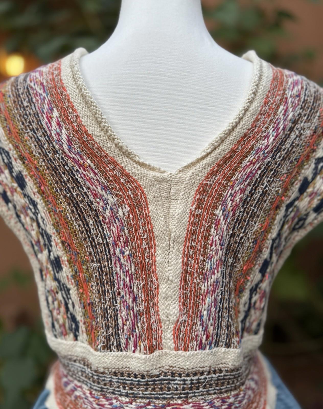 Anthropologie Size Women’s Knit Sweater Top V neck Size L