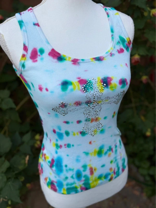 Tie Dye Womens Tank Top 