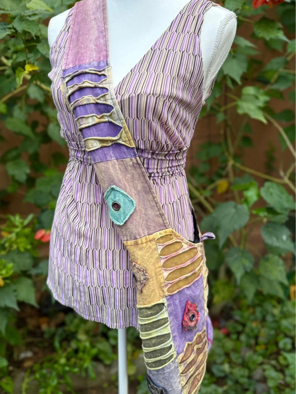 Boho Patch Work Cross Body Women’s Hippie Hobo Bag