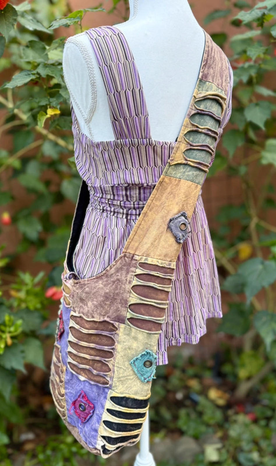 Boho Patch Work Cross Body Women’s Hippie Hobo Bag