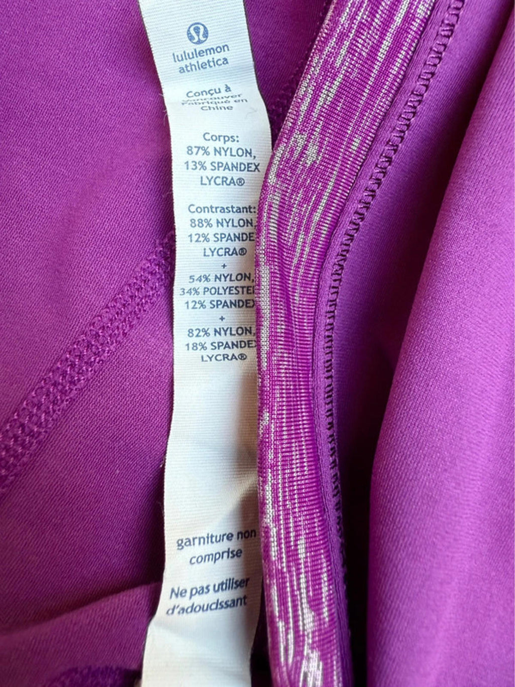 Lululemon Athletica Light Weight Purple Hooded Jacket Size 6 Women’s