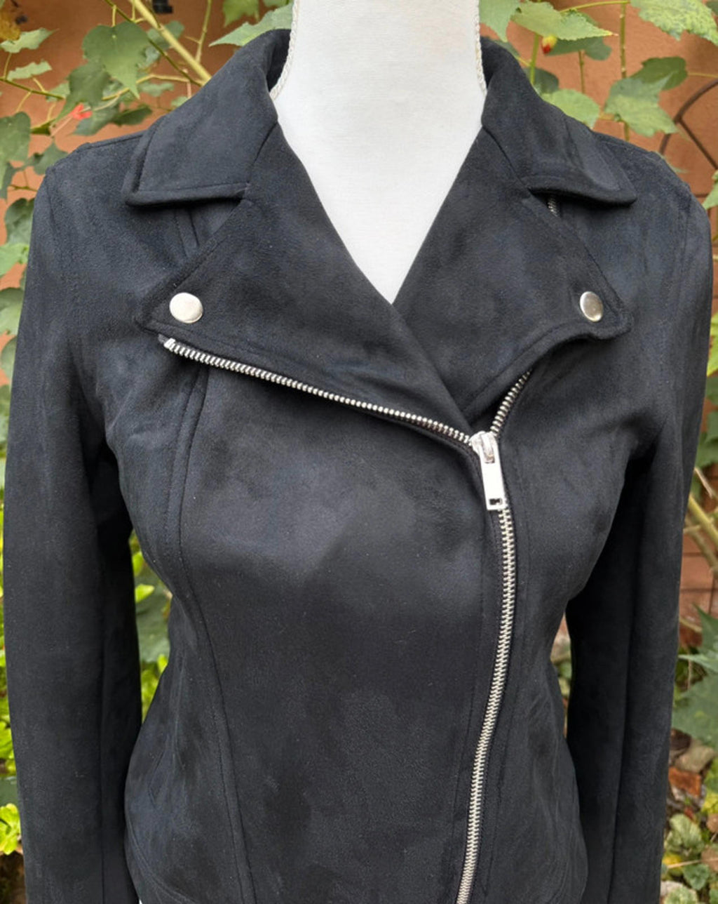 Old Navy Black Velvet Feeling coat Women’s Coat Size S