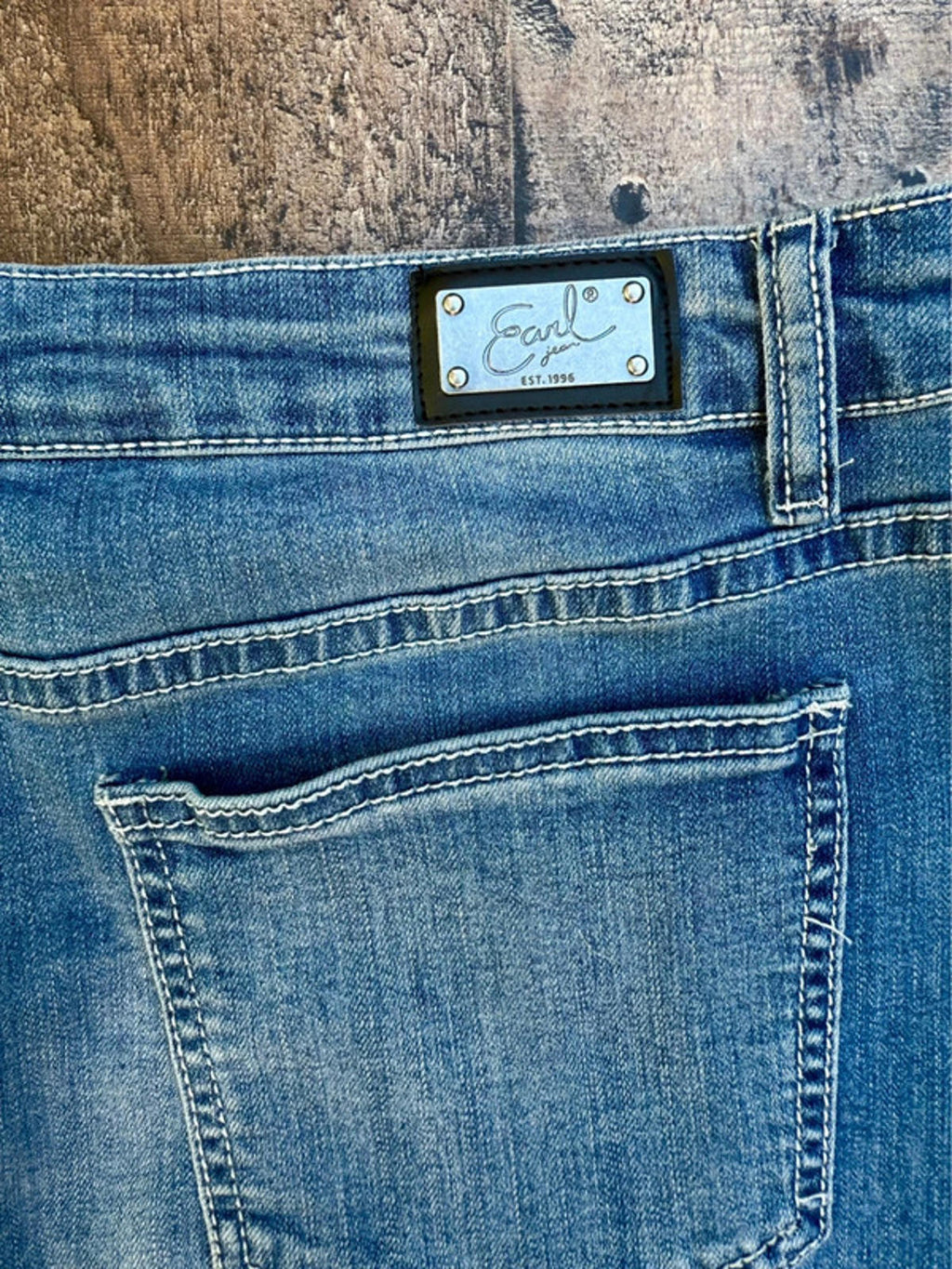 Earl Jean Denim Midi Skirt Women’s Size 14