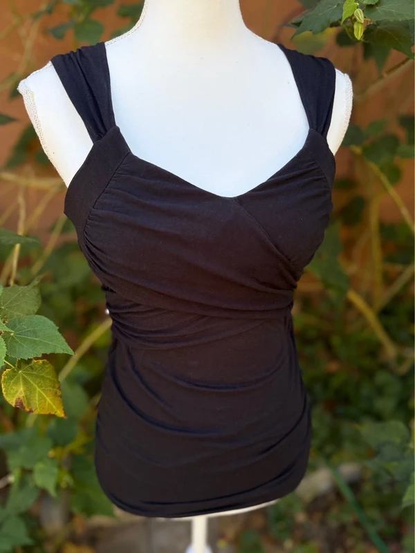 Victoria Secret Black Bra Top Tank Size S (Measurements Below)