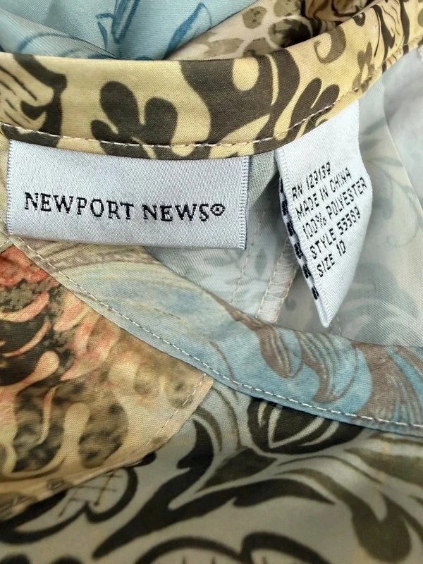 Newport News Boho Paisley Silky Soft Maxi Skirt Size 10