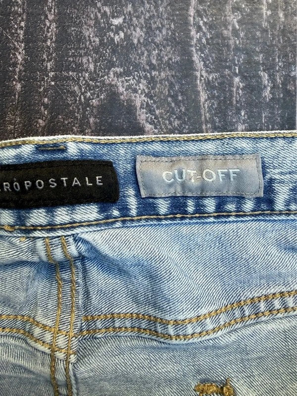 Aeropostale Cut Off Men’s Denim Shorts Size 32” (Measurements Below)