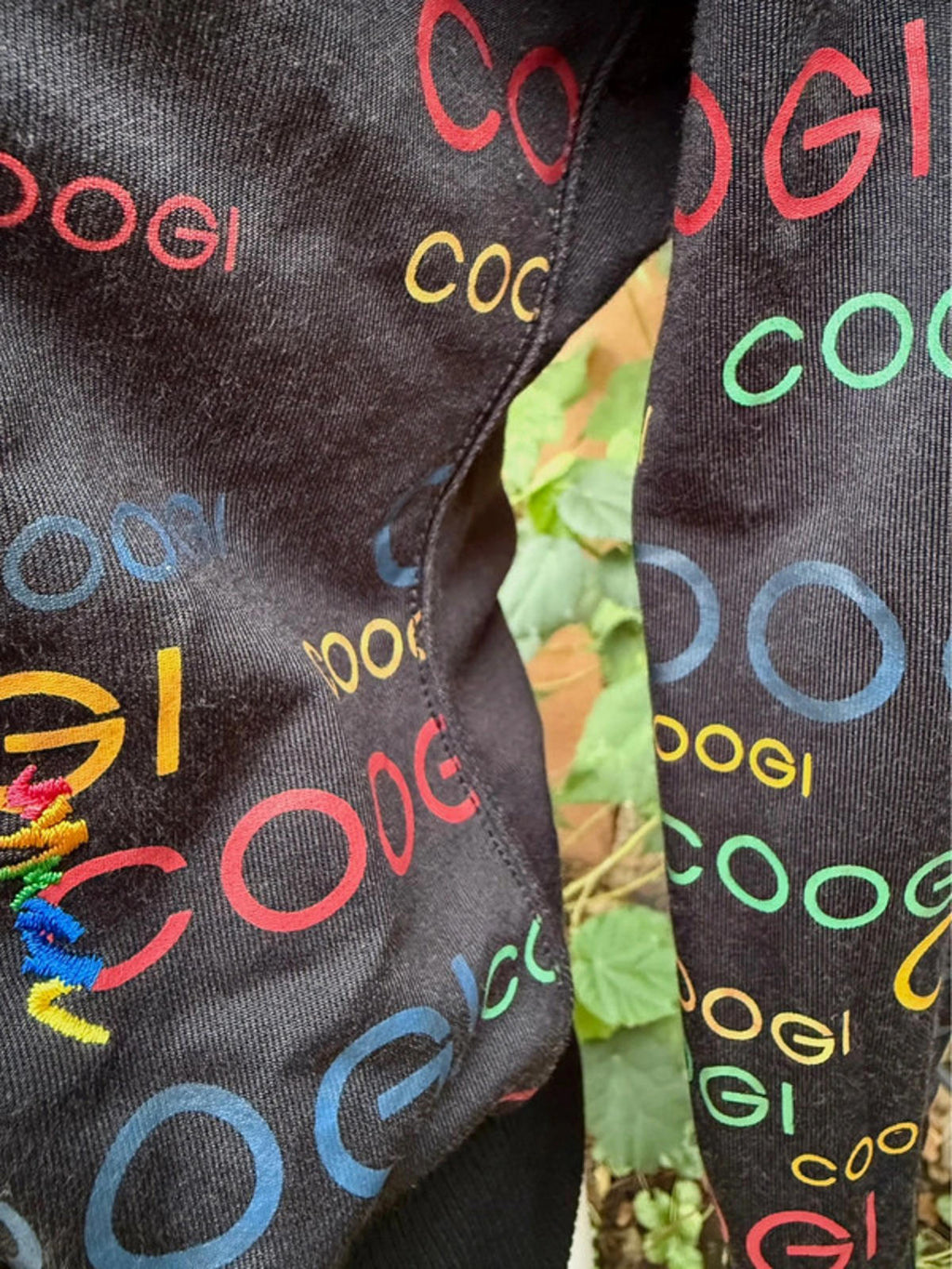 Coogi Print Black Primary Color Zip Up Jacket Women Size M