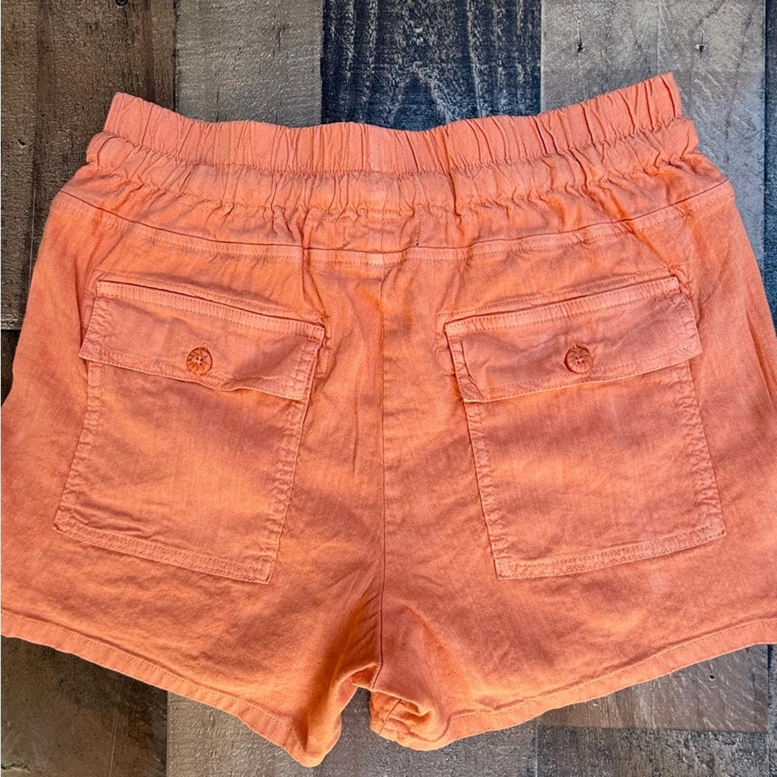 Kut from the Kloth High Waist Orange Shorts Women's Size S