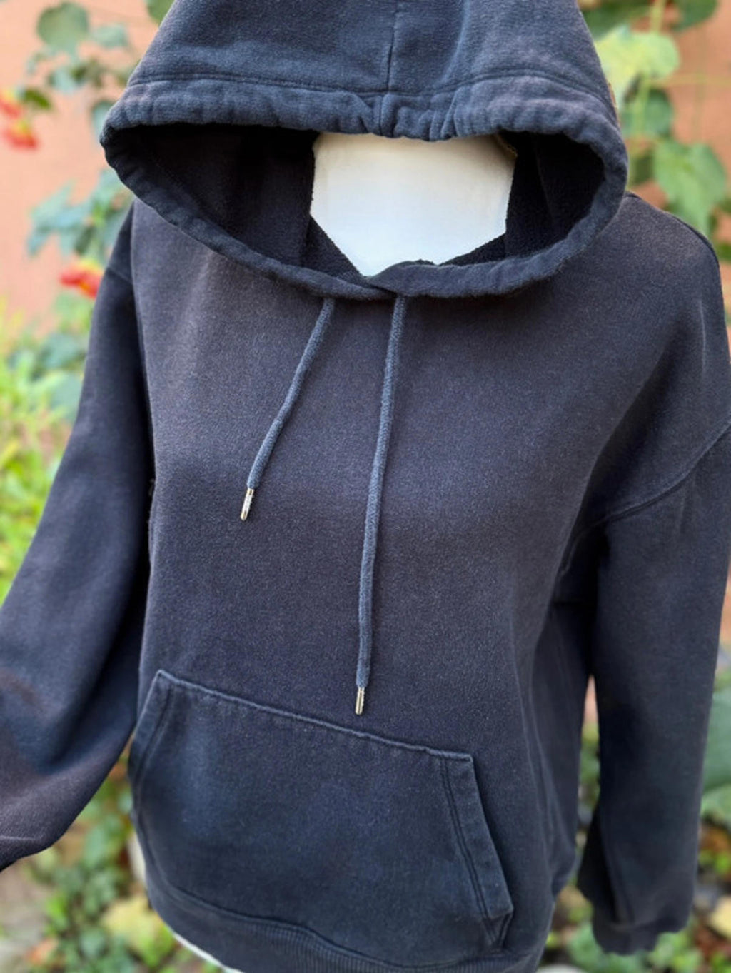 Victoria Secret PINK Solid Black Hoodie Size XS