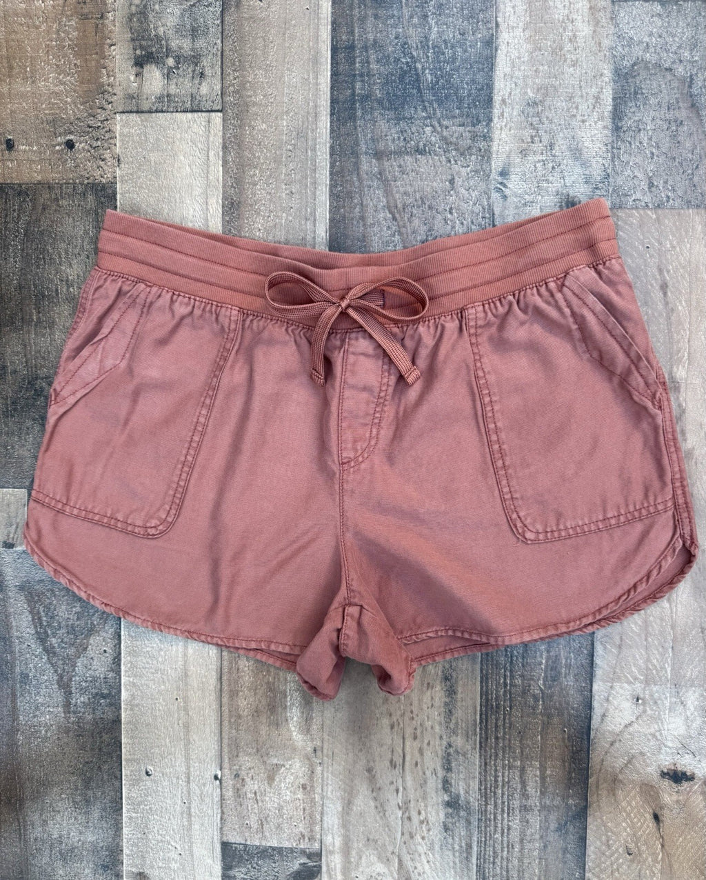 Maurices mauve pocket summer shorts, women's size L