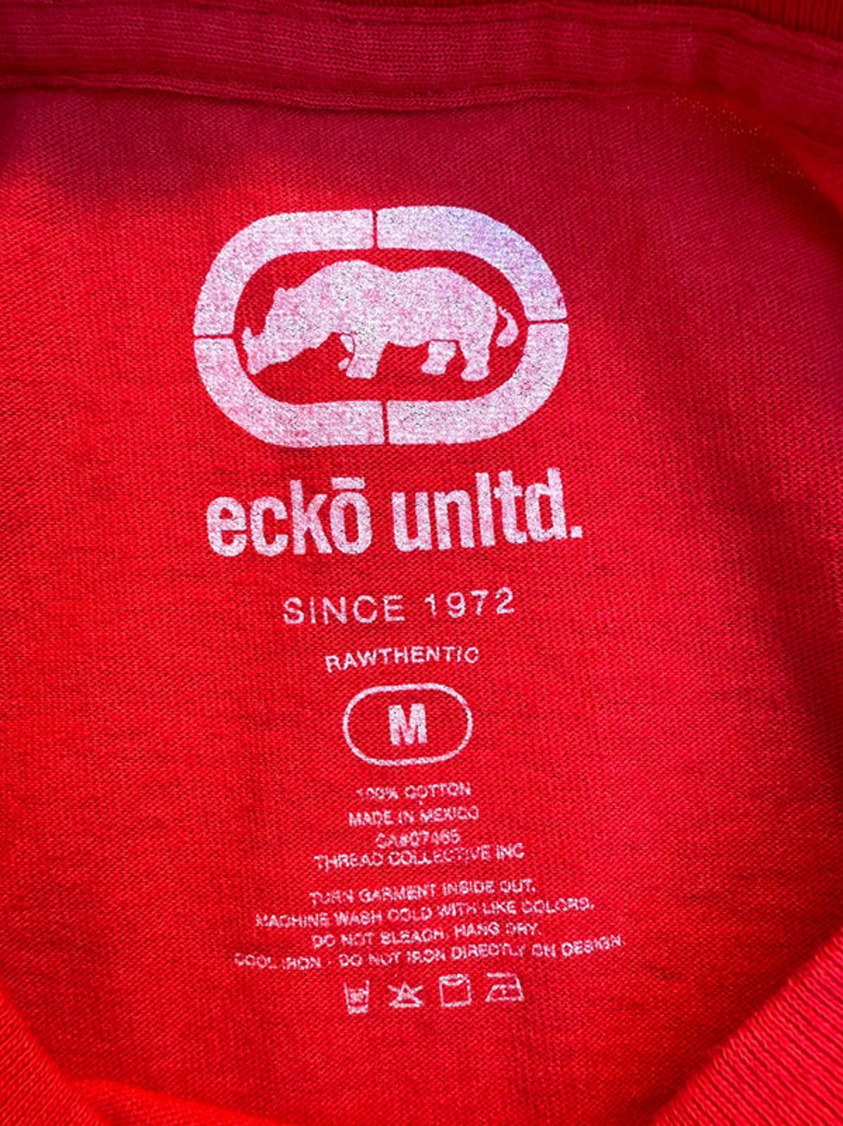 Ecko Unlimited Long Sleeved Red Men’s Tee Size M