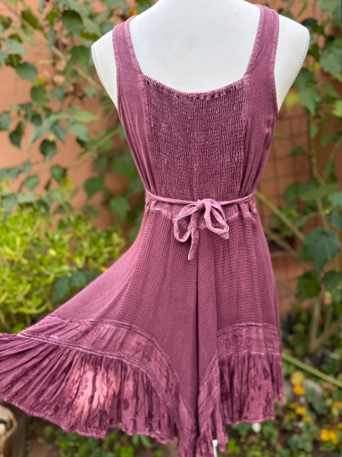 Rebellion Dusty Rose Fairy Core Whimsical Dress Women’s Size L
